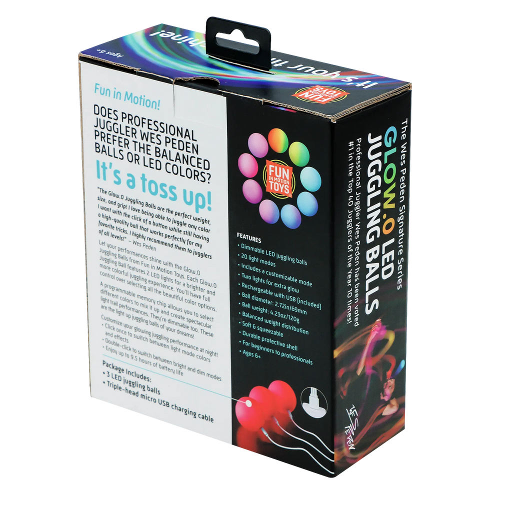 Wes Peden Glow.0 Juggling Balls M5